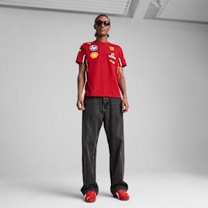 Scuderia Ferrari 2025 Team Men's Tee, Dark Cherry, extralarge