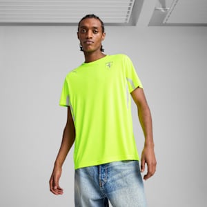 メンズ フェラーリ チーム セットアップ 半袖 Tシャツ, Yellow Alert, extralarge-JPN