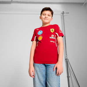 Playera Scuderia Ferrari 2025 Team juvenil, Dark Cherry, extralarge