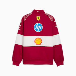 Scuderia Ferrari Team Men's Motorsport Racing Jacket, Dark Cherry, extralarge-IND