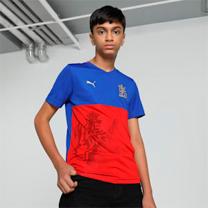 PUMA x RCB 2024 Youth Fan Jersey, Surf The Web-For All Time Red, extralarge-IND