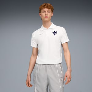 Polo para hombre CF Monterrey EVOSTRIPE, PUMA White-PUMA Silver, extralarge