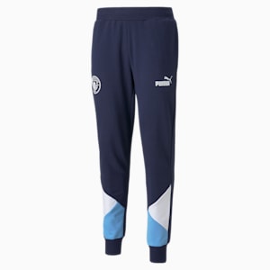 Manchester City FtblCulture Men's Soccer Track Pants, Peacoat-Puma White