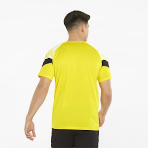 BVB Iconic MCS Men's Soccer Tee, Cyber Yellow-Puma Black