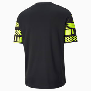 Camiseta BVB FtblHeritage para hombre, Puma Black-Safety Yellow