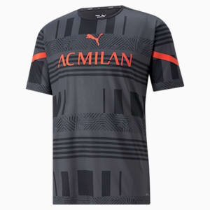 メンズ ACミラン ACM プレマッチ ユニフォーム, Puma Black-Red Blast