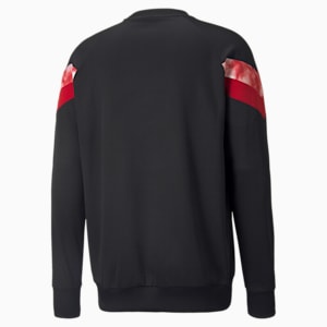 ACM Iconic MCS Crew Neck Men's Football Sweater, Puma Black-Tango Red