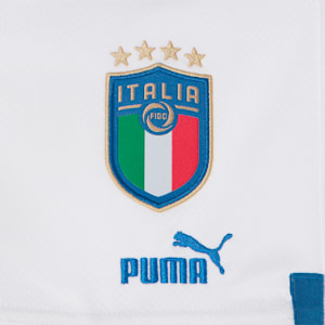 キッズ FIGC イタリア レプリカ ショーツ JR 116-152cm, Puma White-Ignite Blue