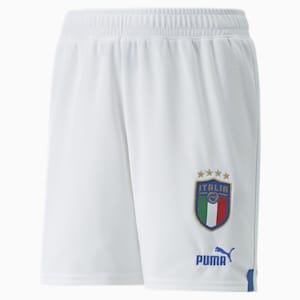 Italy 22/23 Replica Shorts Youth, Puma White-Ignite Blue