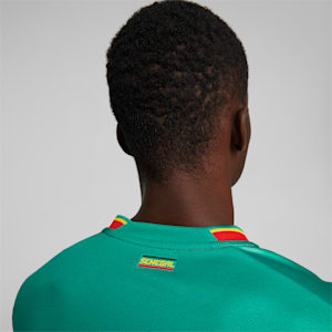 Réplica de camiseta de visitante de Senegal '22/'23 para hombre, Pepper Green-Puma Red