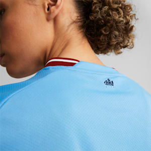 Jersey de local del Manchester City F.C. 22/23 Replica para mujer, Team Light Blue-Intense Red
