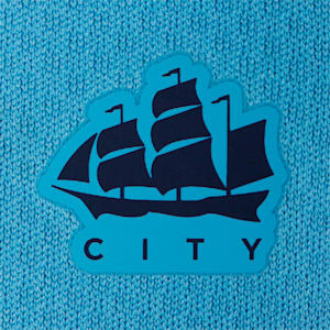 キッズ マンチェスター シティー MCFC ホーム 半袖 レプリカ シャツ JR 116-152cm, Team Light Blue-Intense Red