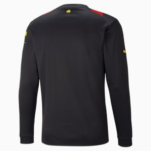 Manchester City F.C. Away 22/23 Replica Long Sleeve Jersey Men, Puma Black-Tango Red
