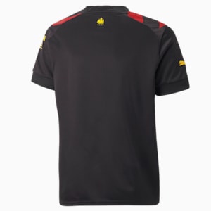 Réplica de camiseta de visitante Manchester City F.C. '22/'23 para niños grandes, Puma Black-Tango Red, extragrande