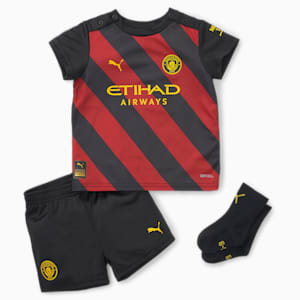 Manchester City F.C. Away 22/23 Baby Kit, Puma Black-Tango Red