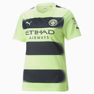 Manchester City F.C. Third 22/23 Replica Jersey Women, Fizzy Light-Parisian Night