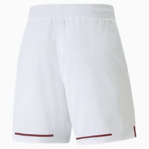 Manchester City F.C. Men's Replica Shorts, Puma White-Intense Red, extralarge-IND