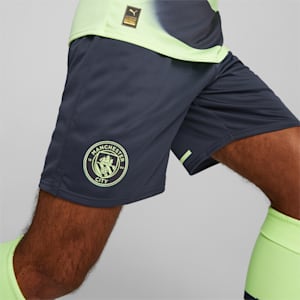 Manchester City F.C. Men's Football Replica Shorts, Parisian Night-Fizzy Light, extralarge-IND