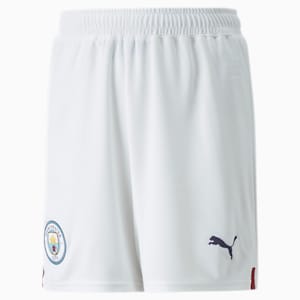 Manchester City F.C. 22/23 Replica Shorts Youth, Puma White-Intense Red