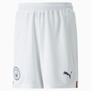 キッズ マンチェスター シティー MCFC レプリカ ショーツ JR 116-152cm, Puma White-Intense Red