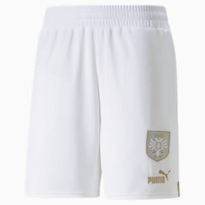 Serbia 22/23 Replica Shorts Men, Puma White-Victory Gold