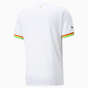 Réplica de camiseta de local de Ghana 22/23 para hombre, Puma White-Puma Black