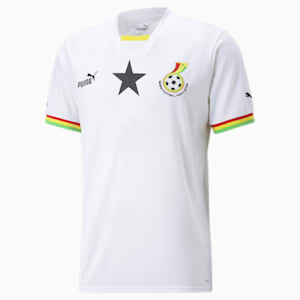 Ghana Home '22/'23 Replica Men's Jersey, Puma White-Puma Black
