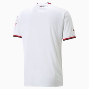 Réplica del Jersey de visitante del A.C. Milan 22/23 para hombre, Puma White-Tango Red