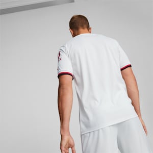 Réplica del Jersey de visitante del A.C. Milan 22/23 para hombre, Puma White-Tango Red