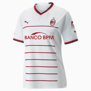 A.C. Milan Away 22/23 Replica Jersey Women, Puma White-Tango Red