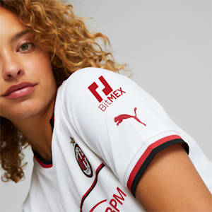 A.C. Milan Away 22/23 Replica Jersey Women, Puma White-Tango Red
