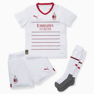 A.C. Milan Away 22/23 Mini Kit, Puma White-Tango Red