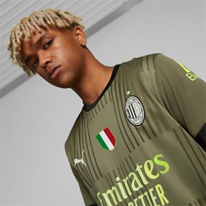 A.C. Milan Third 22/23 Replica Jersey Men, Dark Green Moss-Spring Moss