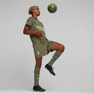 Jersey para hombre réplica de la tercera del A.C. Milan 22/23, Dark Green Moss-Spring Moss