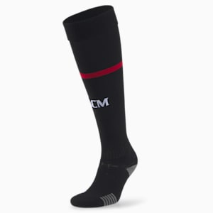 A.C. Milan Football Banded Replica Socks Men, Puma Black-Tango Red