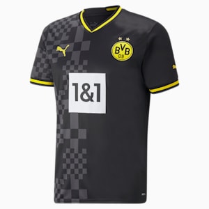 Borussia Dortmund Away 22/23 Replica Jersey Men, Puma Black-Asphalt
