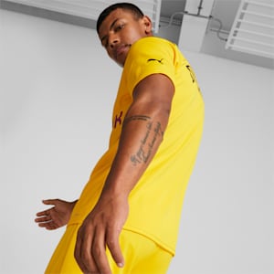 メンズ ドルトムント BVB カップ ユニフォーム レプリカ 半袖 シャツ, Cyber Yellow, extralarge-JPN