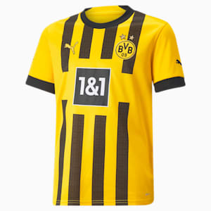 Borussia Dortmund Home 22/23 Replica Jersey Youth, Cyber Yellow