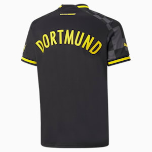 Borussia Dortmund Away 22/23 Replica Jersey Youth, Puma Black-Asphalt