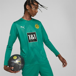 Borussia Dortmund Football Goalkeeper Long Sleeve Replica Jersey Men, Pepper Green