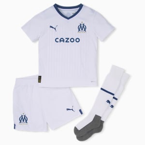 Olympique de Marseille Home 22/23 Mini Kit, Puma White-Limoges