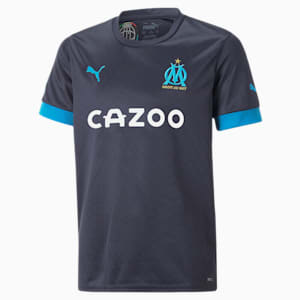 Olympique de Marseille Away 22/23 Replica Jersey Youth, Parisian Night-Bleu Azur