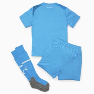Olympique de Marseille Third 22/23 Mini Kit, Bleu Azur-Mykonos Blue