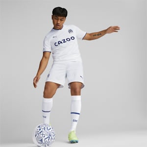 メンズ オリンピック マルセイユ OM レプリカ ショーツ, Puma White-Limoges