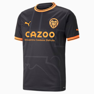 Valencia CF Away 22/23 Replica Jersey Men, Puma Black-Neon Citrus