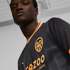Valencia CF Away 22/23 Replica Jersey Men, Puma Black-Neon Citrus
