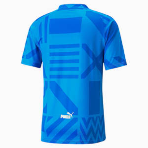 メンズ FIGC イタリア ホーム プレマッチ 半袖 シャツ, Ignite Blue-Electric Blue Lemonade