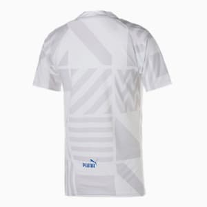 メンズ FIGC イタリア アウェイ プレマッチ 半袖 シャツ, Puma White-Feather Gray