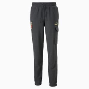 Italy ftblCulture Sweatpants Men, Dark Gray Heather-Puma Team Gold