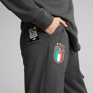 Italy ftblCulture Sweatpants Men, Dark Gray Heather-Puma Team Gold